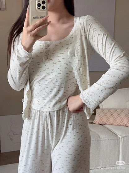 Floral Cotton Lounge Set