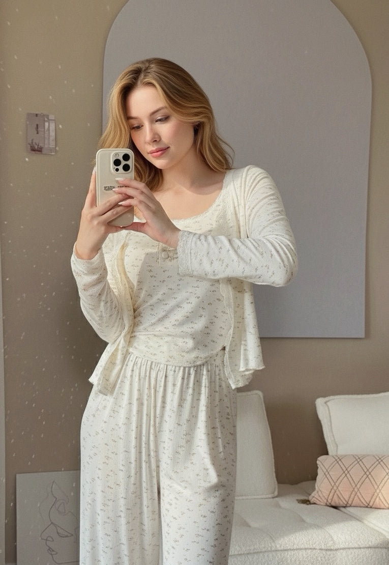 Floral Cotton Lounge Set