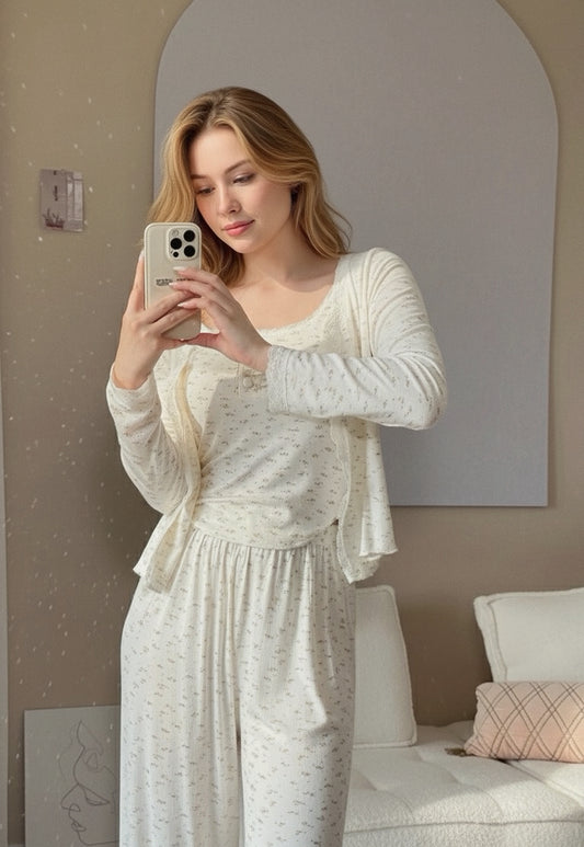 Floral Cotton Lounge Set