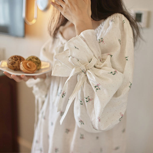 Blue Rose Floral Nightdress