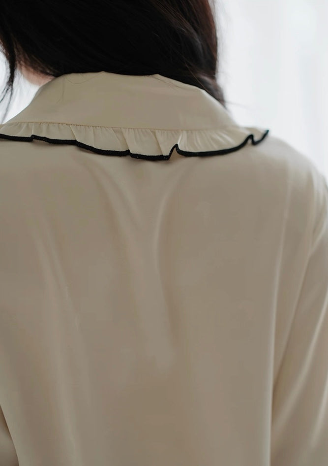 Luxury Ice Silk PJ Set - Black